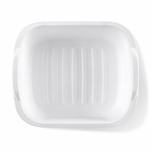 Sterilite 12 Quart Durable Reinforced Plastic Kitchen Dishpan w/ Handles, 8 Pack Perspective: right