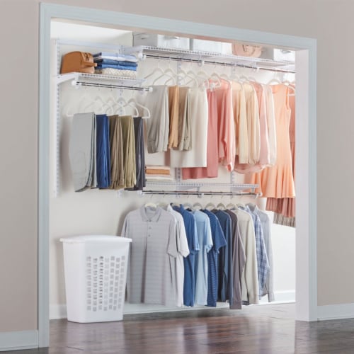 Rubbermaid Configurations 4 to 8 Ft Custom Closet Organizer Kit