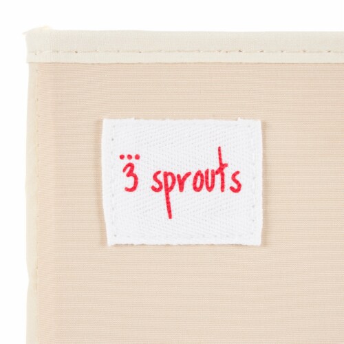 3 Sprouts Children's Foldable Fabric Storage Box Soft Toy Bin, Hedgehog (2 Pack) Perspective: right