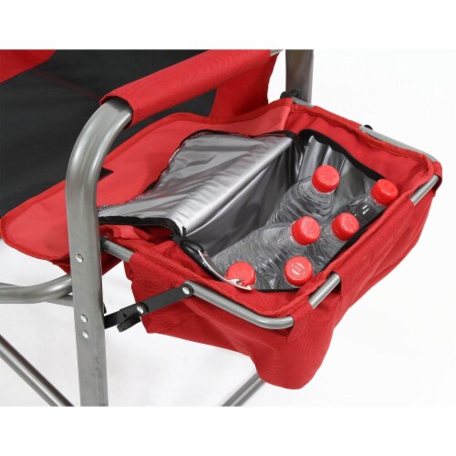 Kamp-Rite Director's Folding Lawn Chair w/ Cooler & Side