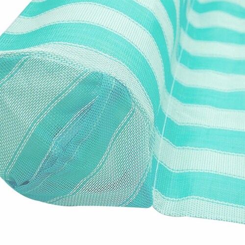 Comfy Floats 12' Water Pad & Comfy Floats Inflatable Striped Hammock Pool Float Perspective: right