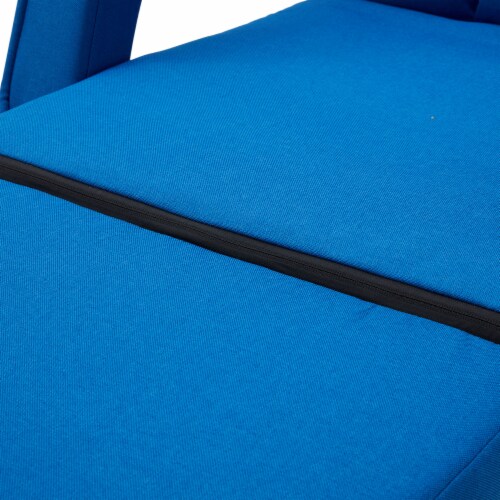 Jomeed Indoor Folding Chaise Lounge Chair with Armrests and Chaise