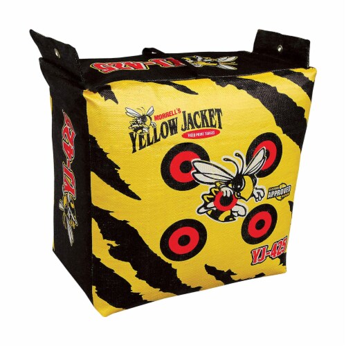 Morrell Yellow Jacket Outdoor Target with HME Products Target Stand & Bow Holder Perspective: right