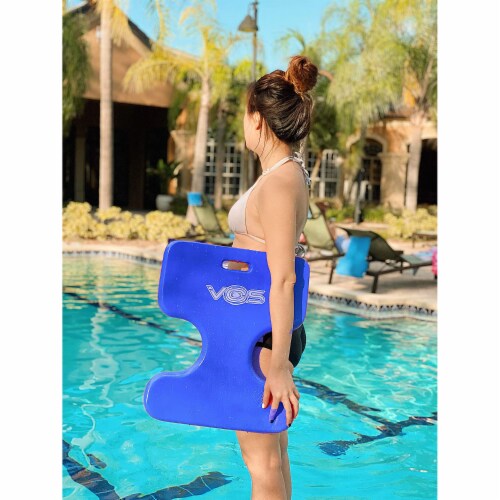 Vos Oasis Water Saddle Pool Float Seat for Adults and Kids, Capri Blue (3 Pack) Perspective: right