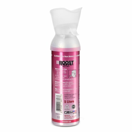 Boost Oxygen 3 Liter Portable Pocket Sized Canister w/ 5 Liter and 10 Liter Cans Perspective: right
