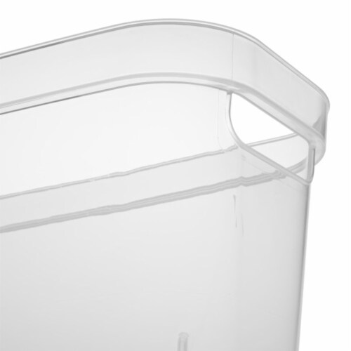 Skinny clearance storage bins