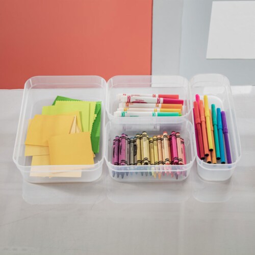 Narrow storage totes deals