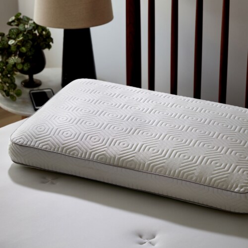 SHEEX Infinite Zen Performance Memory Foam Pillow, Standard/Queen Size (2 Pack) Perspective: right