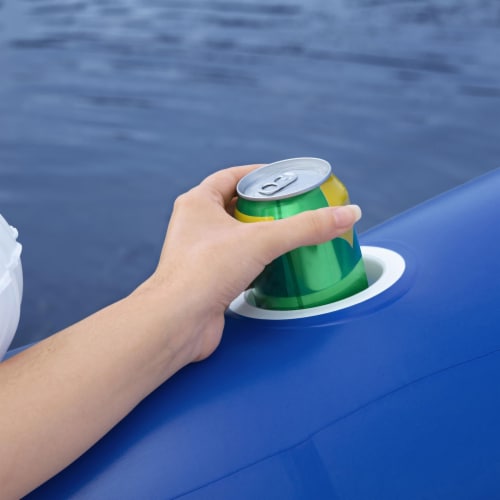 Bestway Hydro-Force X3 Innertube and Tropical Breeze Party Island Water Floats Perspective: right