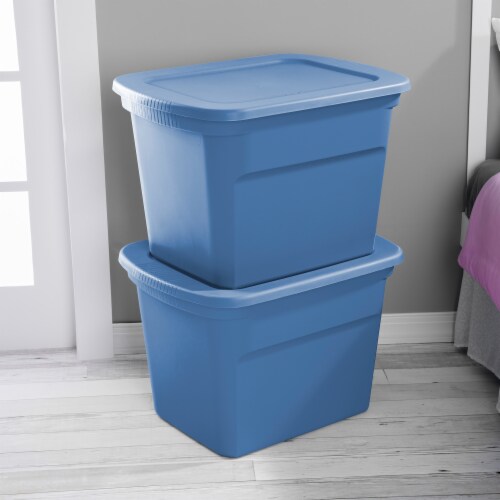 Sterilite Tuff1 18 Gallon Plastic Storage Tote Container Bin w/ Lid (24  Pack), 1 Piece - Kroger