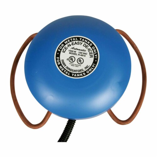 Farm Innovators 1250W Premium Floating Plastic Tank De-Icer H-418