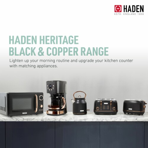 Black kettle microwave and toaster set hotsell