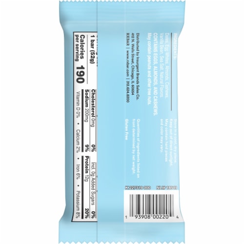 RXBAR® Vanilla Almond Protein Bar Perspective: right