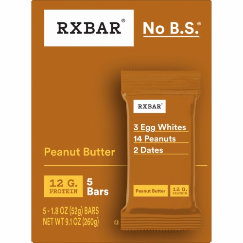 RXBAR Protein Bar Peanut Butter Perspective: right