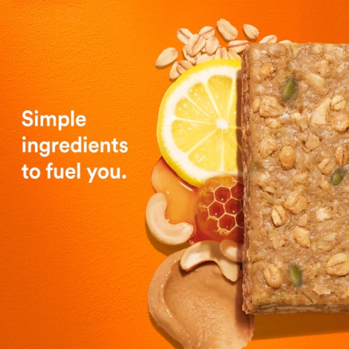 RXBAR Nut Butter and Oat Lemon Honey Cashew Butter Protein Bars Perspective: right