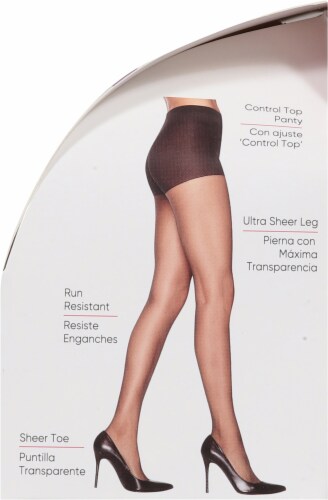 L'EGGS® Ultra Sheer Run Resist Control Top Sheer Toe - Nude Perspective: right