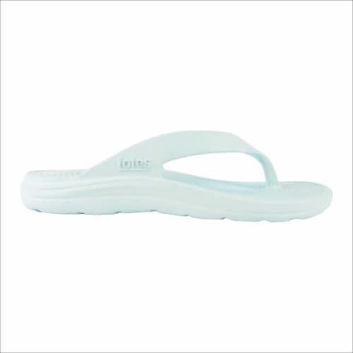 Totes® Women's Sol Bounce Ara Thong Sandals - White Perspective: right