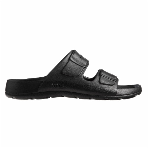 Totes Sol Bounce 2-Strap Slides - Black, 8 - Fry's Food Stores