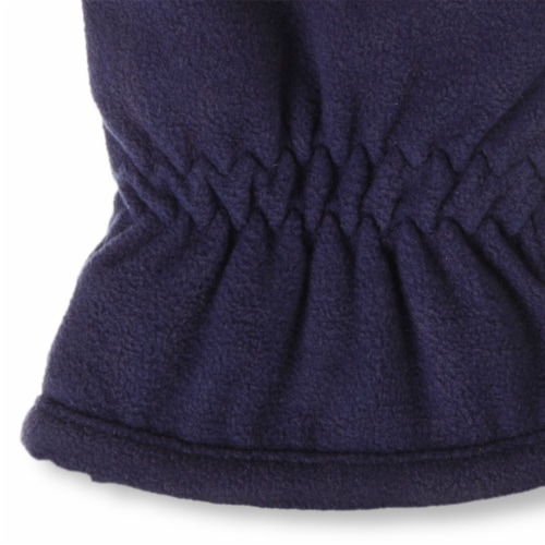 Isotoner SmartDRI Navy Blue Fleece Men's Gloves Perspective: right