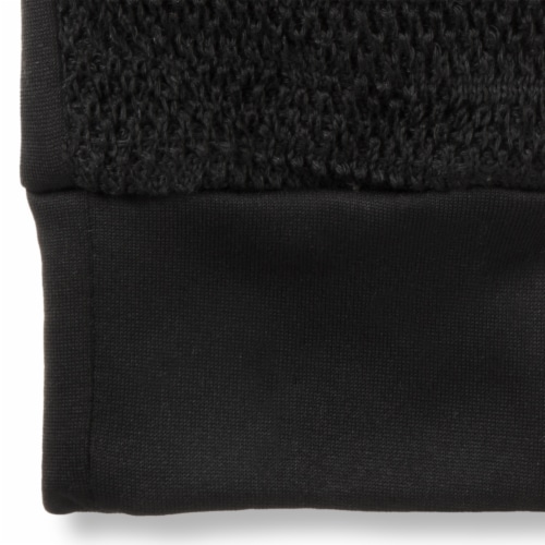 Isotoner® Men's Recycled Knit Gloves - Black Perspective: right