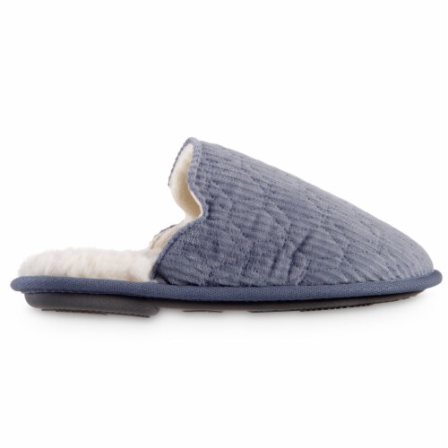 Isotoner® Quilted Velour Emmie Scuff Slipper Perspective: right