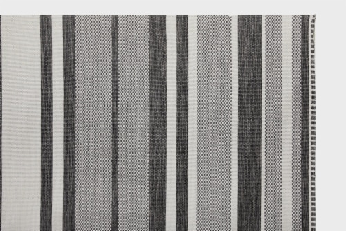 Backyard Bungalow Dania Canfield Indoor-Outdoor Rug - Black-Grey Perspective: right