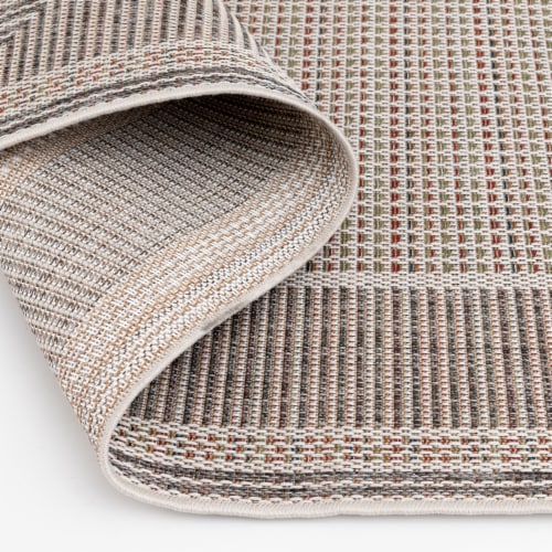 Backyard Bungalow Colourscape Hemsley Natural Indoor/Outdoor Rug - Ecru Perspective: right