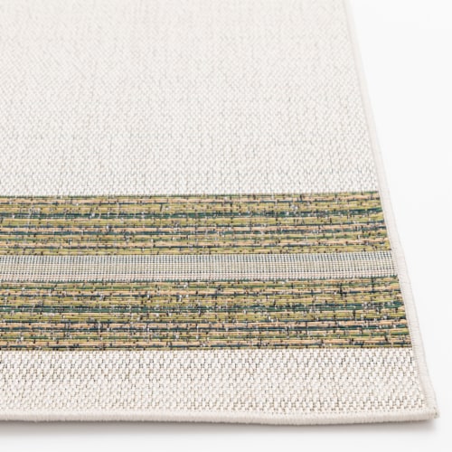 Backyard Bungalow Colourscape Aubrey Natural Indoor/Outdoor Rug - Ecru Perspective: right