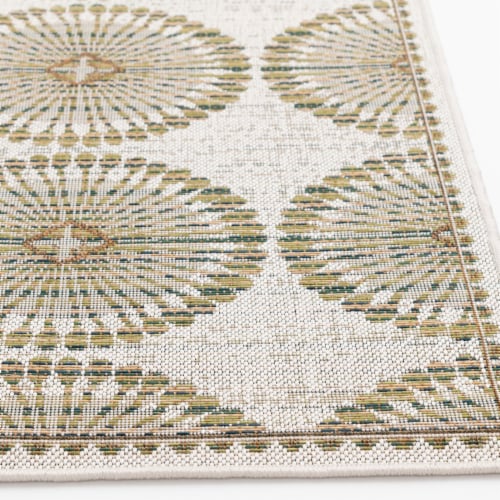 Backyard Bungalow Colourscape Stevie Indoor/Outdoor Rug - Ecru Perspective: right