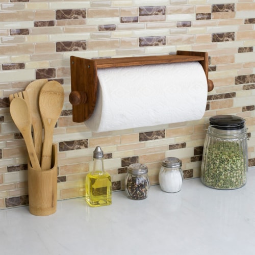 Home Basics Wall-Mounted Paper Towel Holder 