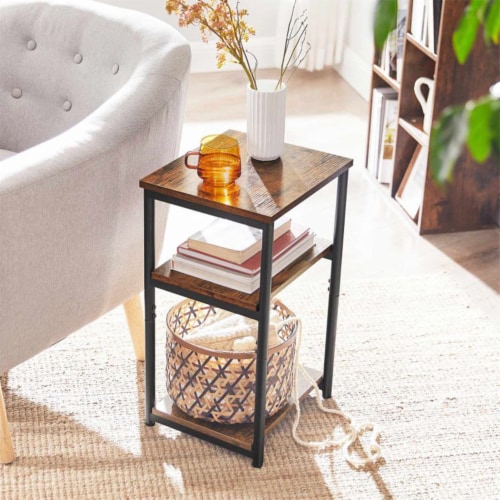 Industrial tall discount side table