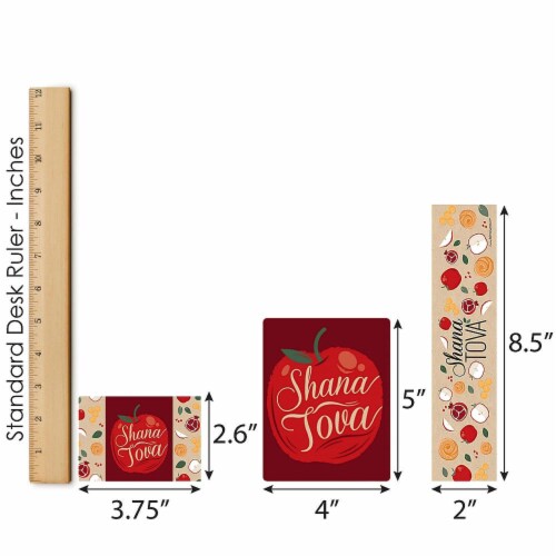Big Dot of Happiness Rosh Hashanah - New Year Decorations - Beverage Bar Kit - 34 Pieces Perspective: right