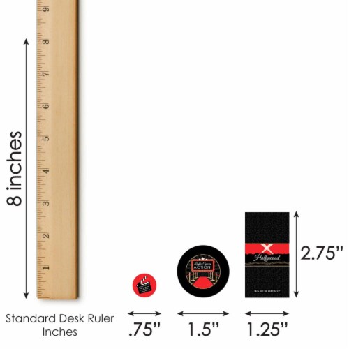 Big Dot of Happiness Red Carpet Hollywood - Movie Night Party Candy Favor Sticker Kit 304 Pc Perspective: right