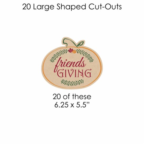 Big Dot of Happiness Friends Thanksgiving Feast Party Decor Clothespin Garland Banner 44 Pc Perspective: right