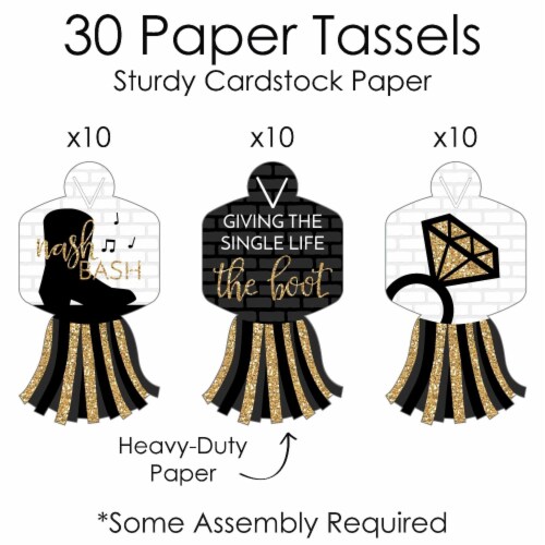 Big Dot Of Happiness Nash Bash 90 Links 30 Tassels Bachelorette Paper Chains Garland 21 Ft 1 Pieces Harris Teeter