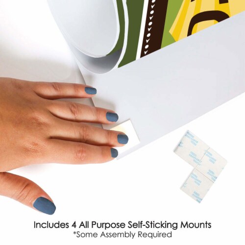 Big Dot of Happiness Sasquatch Crossing - Bigfoot Party or Birthday Party Decor Party Banner Perspective: right