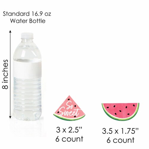 Big Dot of Happiness Sweet Watermelon Decor - Cupcake Wrappers & Treat Picks Kit 24 Ct Perspective: right