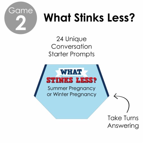 Big Dot of Happiness Ahoy Its a Boy Baby Shower Conversation Starter 2-in-1 Dirty Diaper Game Perspective: right