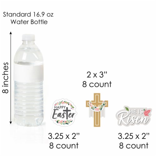 Big Dot of Happiness Religious Easter Christian Party Cupcake Wrapper & Treat Picks Kit 24 ct Perspective: right