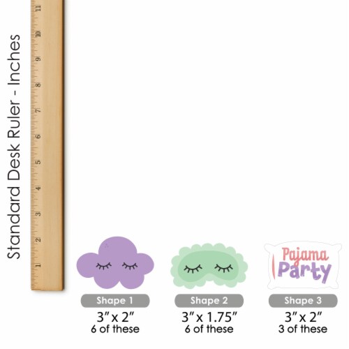 Big Dot of Happiness Pajama Slumber Party Toppers Girls Birthday Clear Treat Picks 24 Ct Perspective: right