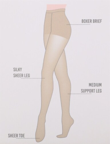 Forsythia Ridge Silky Sheer Tights - Nude Perspective: right