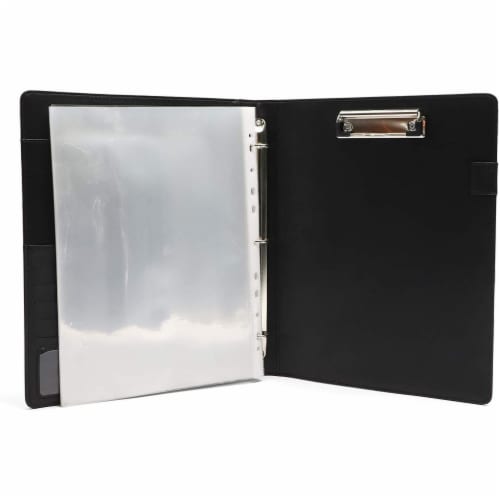 Three ring shop binder with clipboard