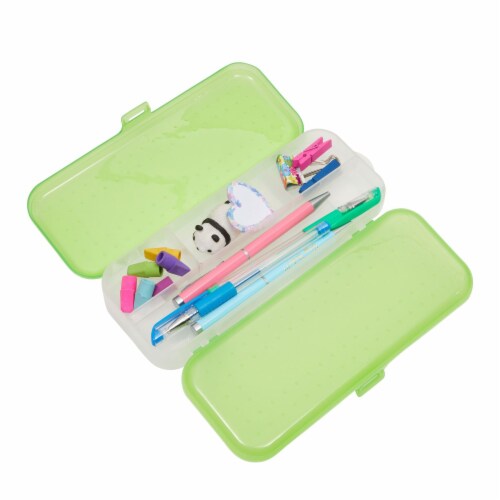 Plastic Pencil Cases for Kids, Colorful 7 Compartment Organizers (6 Pack),  PACK - Kroger