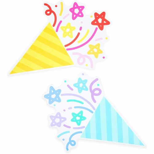 Happy Birthday Yard Signs, 7 Lawn Decorations with 8 Stakes, 8 Rings (23 Pcs) Perspective: right