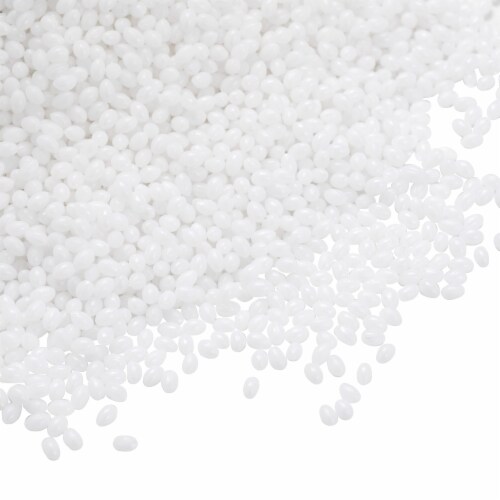 White Thermoplastic Beads, Plastic Pellets for Crafts, Cosplay