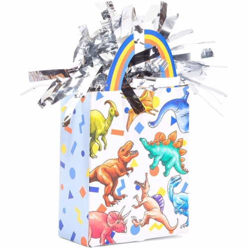 Dinosaur Gift Bag Balloon Weights, Birthday Party Decorations (6 oz, 6 Pack) Perspective: right