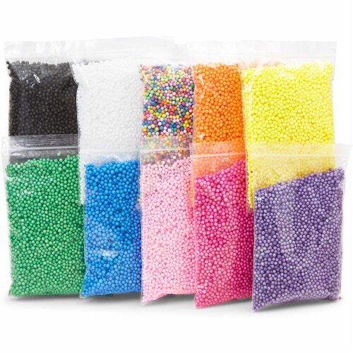 Multicoloured Slime Making Supplies Kit Glitter Foam Balls Slime