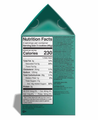 Milk Bar™ Cocoa Mint Chip Cookies Perspective: right