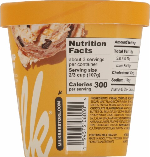 Milk Bar® Cornflake Chocolate Chip Marshmallow Ice Cream Perspective: right