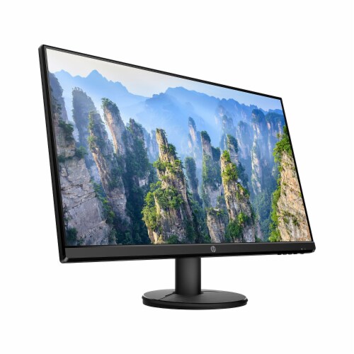 HP V27i Monitor 27 Inch LED Monitor - Black Perspective: right